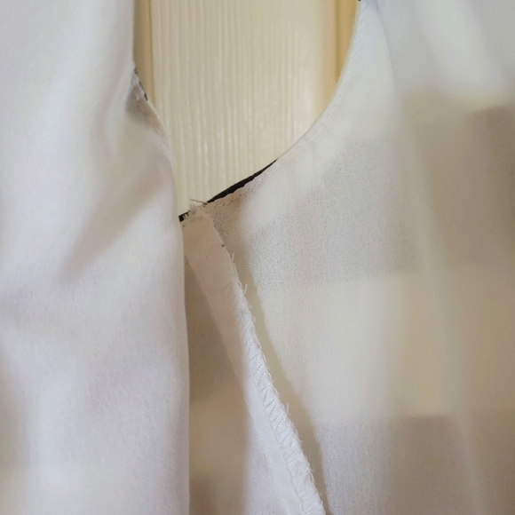 Reposh - English Rose Striped Jeweled Neck Dress sz S - Picture 8 of 11